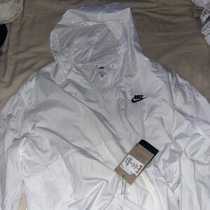 Nike white windbreaker jacket NEVER WORN